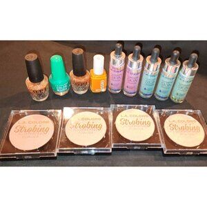 Lot L.A. Colors Strobing Illuminating Powder Skin Enhancer Set New